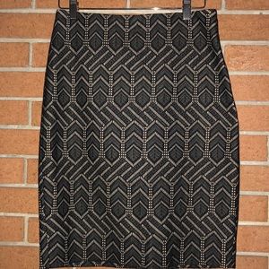 🖤ANN TAYLOR🖤LACE OVERLAY PATTERN PENCIL SKIRT🖤